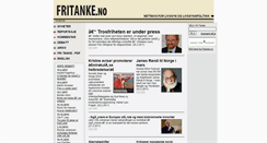 Desktop Screenshot of gammelfritanke.newsflow.no