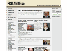 Tablet Screenshot of gammelfritanke.newsflow.no